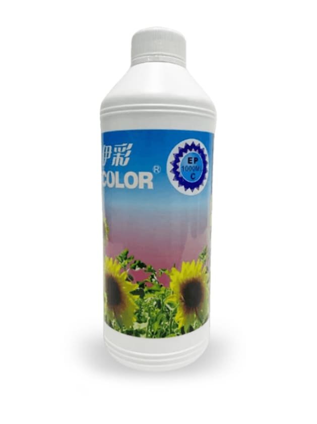 Botellas de Tinta para EPSON - 1000 ML Color Cian 2 Litro Espon Cian